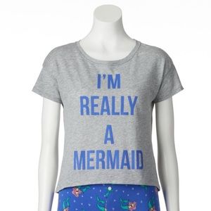 NWT SO Pajama "Mermaid" Tee Size S